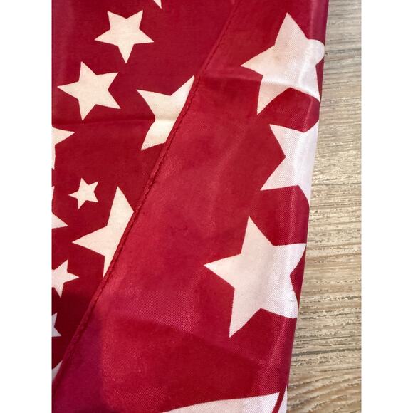 Rare Vintage 70s Peter Max Shooting Star Solar System Scarf Red - Picture 6 of 6